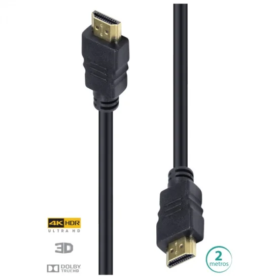 Cabo hdmi 2.0 4K 3D 2M H20-2 Vinik