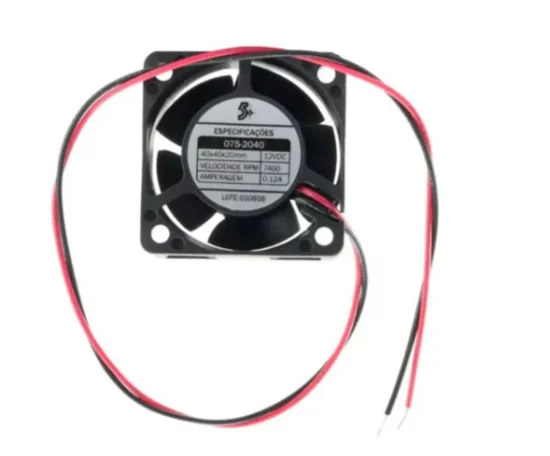 MICROVENTILADOR 4CM 40 X 40 X 20MM - 12V 075-2040