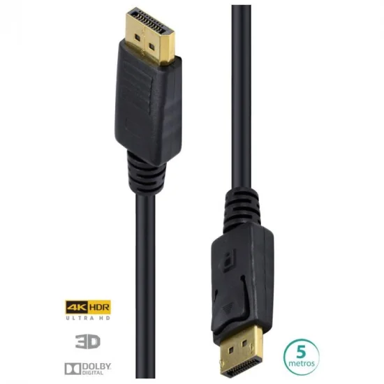 Cabo DisplayPort 1.3V 120HZ 5M - DP13-5