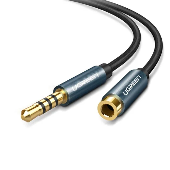 Cabo Adaptador de Audio P3 Macho x P3 Fmea Ugreen 3.5MM 1M 40673