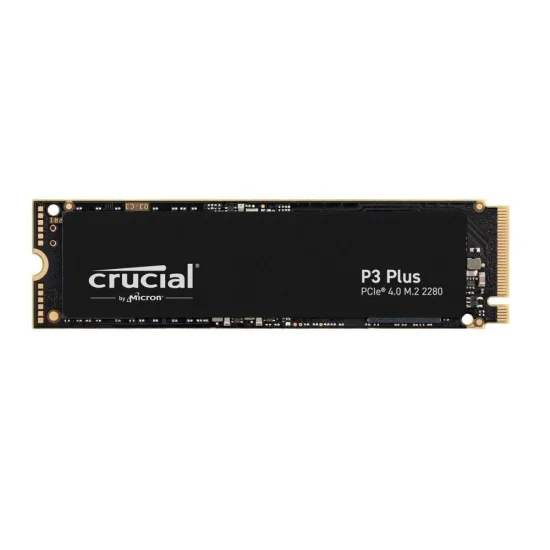 SSD Crucial P3, 500GB, M.2 2280 PCIe NVMe M.2, Leitura: 3500 MB/s e Gravao: 1900 MB/s, Preto - CT500P3SSD8