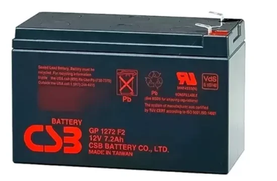 Bateria Selada Para Nobreak SMS Original CS3 12V 7A