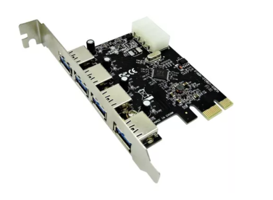 Placa Controladora Pci Express 1x Pci-e Com 4 Portas Usb 3.0 Dp-43