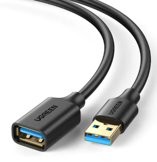 Cabo Extenso Ugreen Usb 3.0 pra Usb A Fmea 5Gbps 0.5 Metro