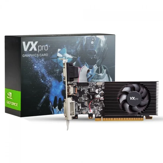 Placa De Vdeo VXpro NVIDIA GeForce GT610LP, 2GB, DDR3, 64bit, GT610LP-2GD3