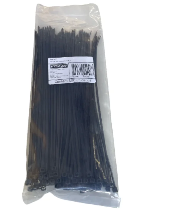 Abraadeira 200MM X 3MM Preta - Kokay