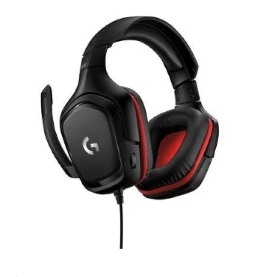 Headset Gamer Com Fio Logitech G332, drivers de udio de 50 mm, P2, PC, PS4, Xbox One, Preto