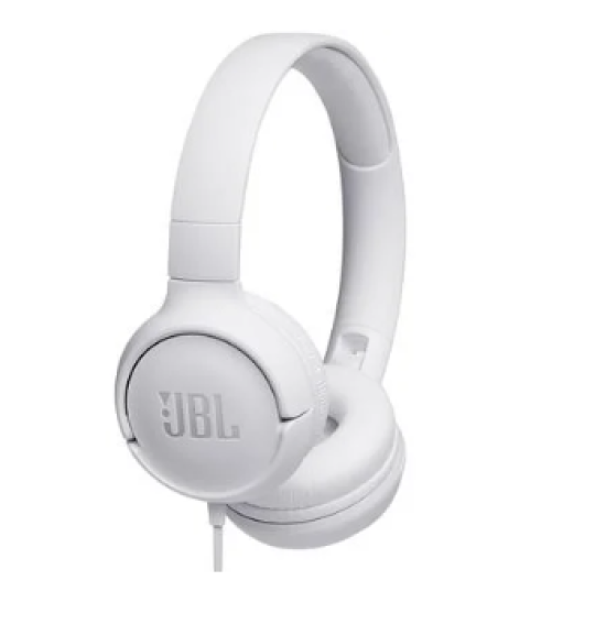 Fone de Ouvido JBL Tune, 3.5mm, Branco - JBLT500WHT