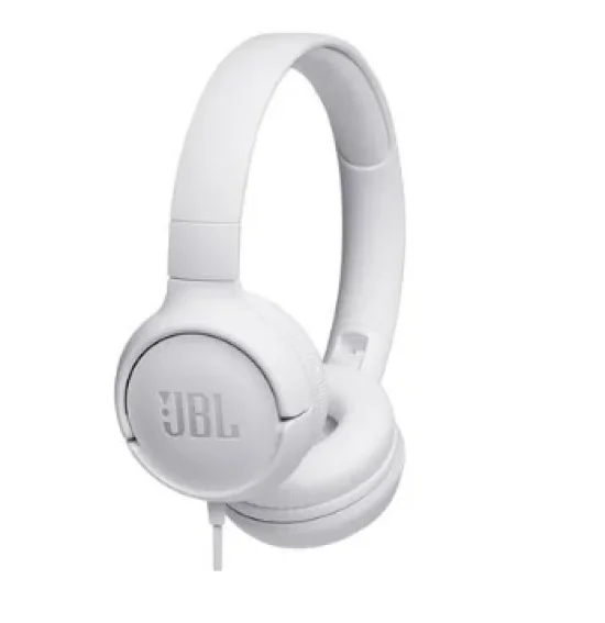Fone de Ouvido JBL Tune, 3.5mm, Branco - JBLT500WHT