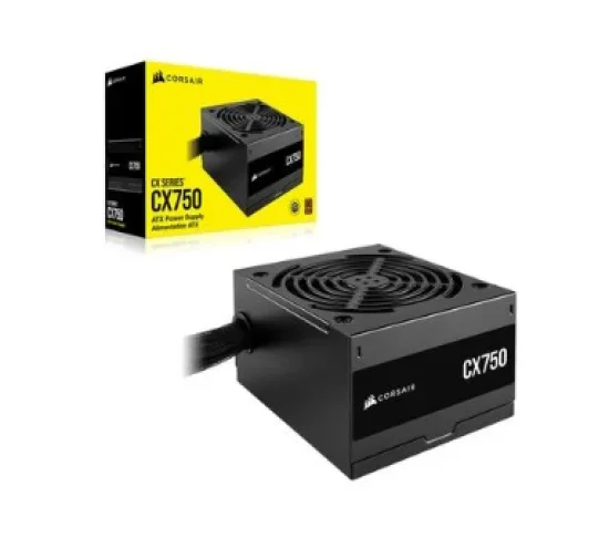 Fonte Corsair CX Series CX750, 750W, 80 Plus Bronze, Com Cabo, Preto - CP-9020279-BR