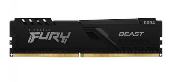 Memria DDR4 Kingston Fury Beast, 16GB, 3200Mhz, Preto, KF432C16BB/16