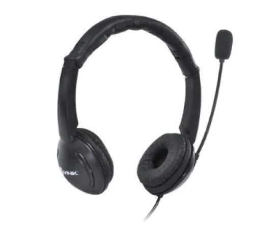 Headset Vinik Vk390, Com Fio, USB, Com Microfone, Preto