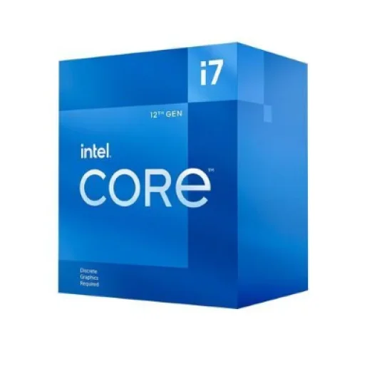 Processador Intel I7-12700F, 2.1Ghz (4.9Ghz Turbo ), Cache 25MB, 20 Threads, Dual Core, LGA 1700 - BX8071512700F