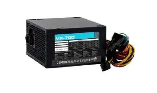 Fonte Gamer Aerocool, 700w, Vx-700, Bivolt, Atx, Sem Cabo