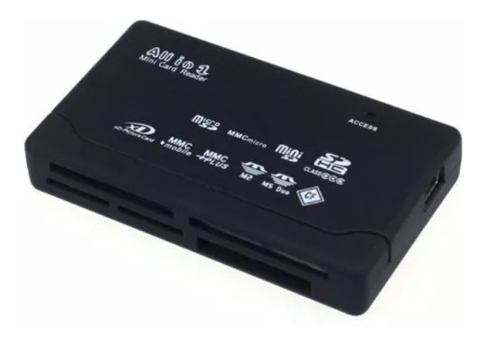Leitor De Cart�o Multi  SD SDHC MS CF TF MMC USB