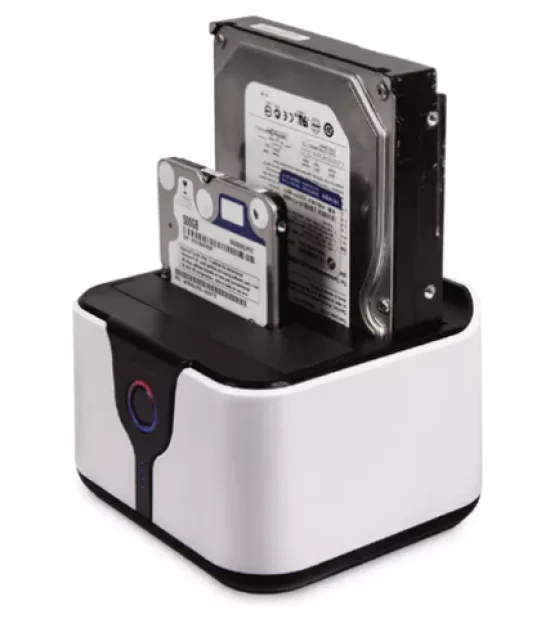 DOCK STATION P/ SATA 3,5 E 2,5 USB 2.0 MYMAX MDCK-HD05U2/SL