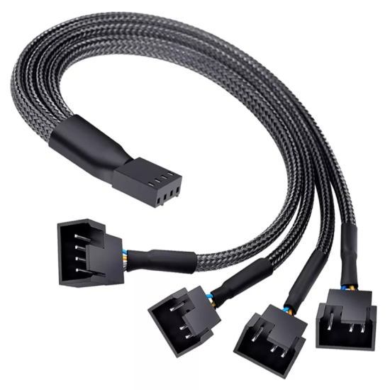 Cabo Molex Extensor 27cm Multi Fan 1/4 Pwm 3 E 4 Pin Cm-16