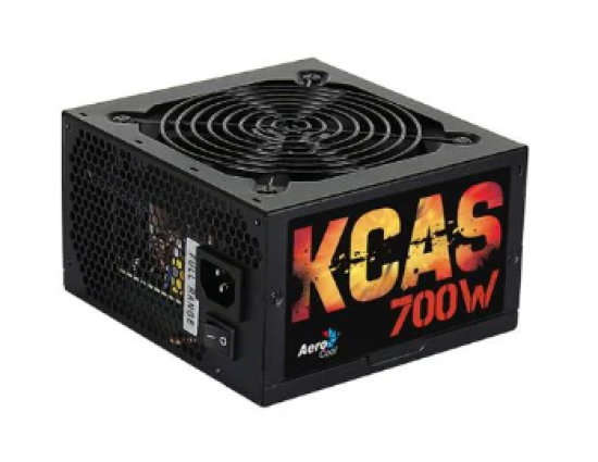 Fonte Aerocool, 700W, 80 Plus Bronze, Sem Cabos, Preto -700 EN53381