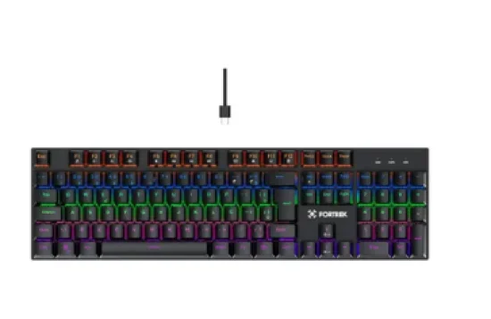 Teclado Gamer Mecnico Fortrek Gravity 100 Fullsized Switch Outemu Red