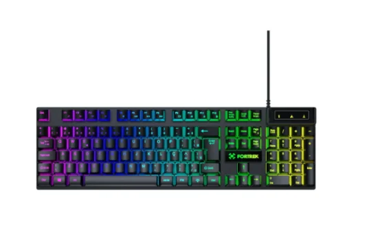 Teclado Gamer Fortrek Fearless 100 Fullsized Preto