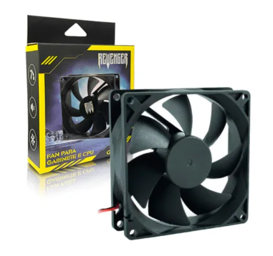 Cooller FAN para Gabinete 80mm X 80mm 2500 RPM REVENGER - G-VR313