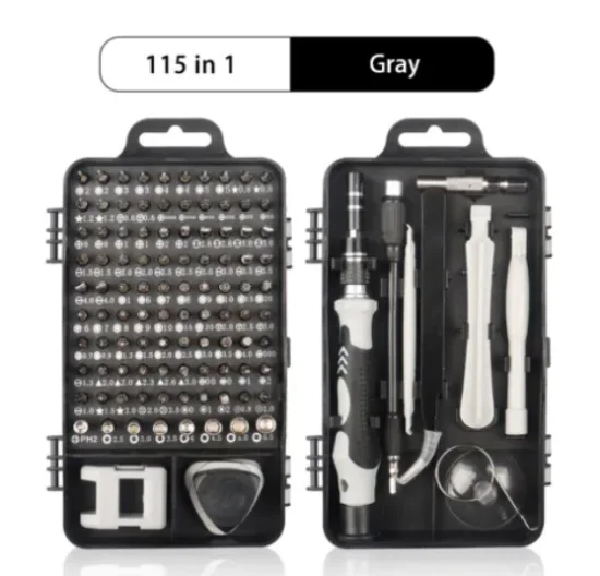 Kit de Chaves 115 em 1 Multi uso Ferramenta de Reparo XLW-115