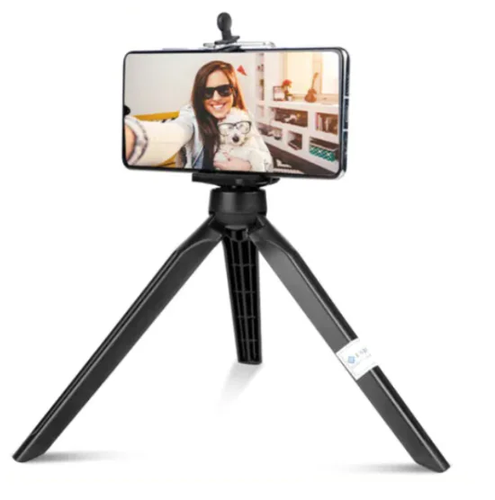 Suporte Para Celular Mini Tripe de Mesa FIxo - FZF-087