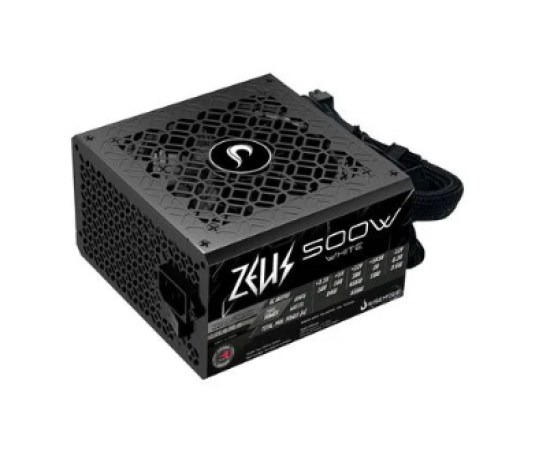 Fonte Gamer Rise Mode Zeus, 500W, PFC Ativo, Preto - RM-PSU-01-WT-500