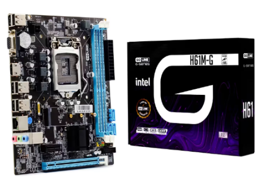 Placa M�e Goline H61M Gigabit, Socket 1155, Chipset H61