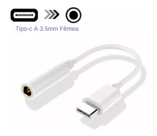 Cabo Adaptador Type-C para P2 3.5mm Fmea H'MASTON ZHQ-10