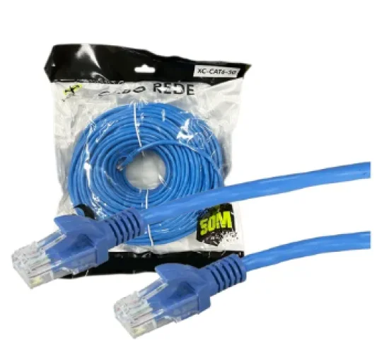 Patch Cord Cat6 50m Azul XC-CAT6-50