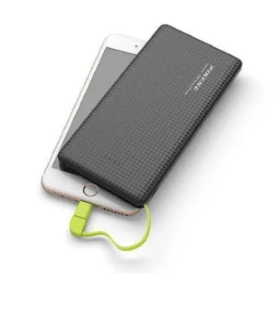 Carregador Porttil Power Bank Pineng 10000Mah, com Cabo Micro USB e Adaptador lightning - Pn 951