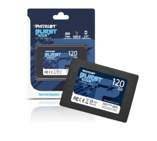 SSD Patriot Burst Elite 120GB, 2.5 Pol, SATA III, Leitura 450MB/s E Gravao 320MB/s - Pbe120gs25SSDr
