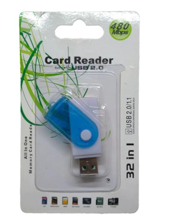 Leitor De Carto De Memoria Adaptador USB 480mbps