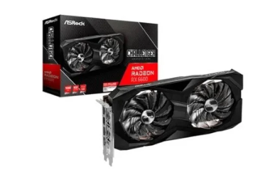 Placa de Vdeo RX 6600 CLD 8G ASRock AMD Radeon, 8GB, GDDR6 - 90-GA2RZZ-00UANF