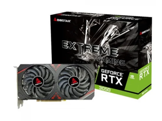 Placa de Vdeo Biostar NVIDIA GeForce RTX 3050, 6GB, GDDR6, DLSS, Ray Tracing, VN3516RF68