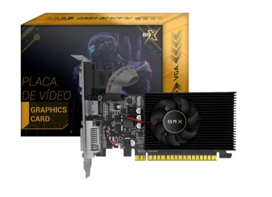 Placa De Vdeo BRX Geforce GT730, 4GB, 128 Bits, DDR3