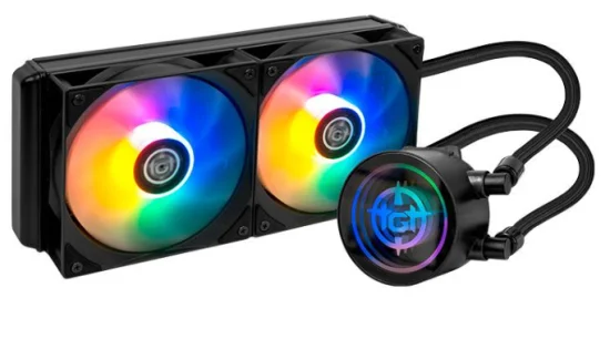 Water Cooler TGT Spartel V2, Rainbow, 240mm, Preto, TGT-SPLV240-BK01