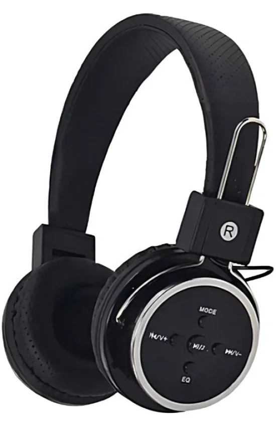 Headphone Sem Fio Knup Kp-367, Bluetooth, At 10M, Haste ajustvel, Preto