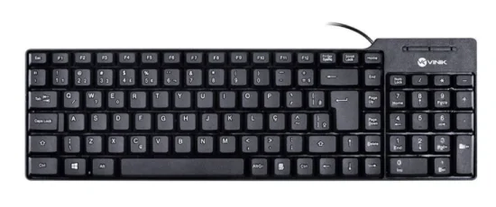 Teclado Vinik Compacto USB Dynamic, ABNT2 - 28432