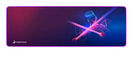 Mousepad Gamer Rise Mode Speed, Neon, Estendido (900x300mm), Borda Costurada - RG-MP-06-NEO
