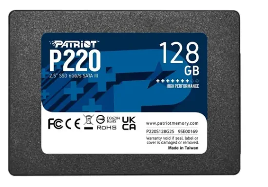 SSD 2.5 Patriot P220 128GB - (P220S128G25)
