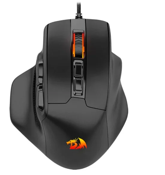 Mouse Gamer Redragon Bullseye, Com Fio, 12.400DPI, RGB, USB, Preto - M806-RGB