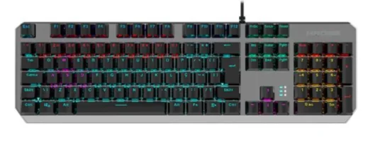 Teclado c/Fio Gamer Kross Randgrid Rainbow Mecnico KE-KG15