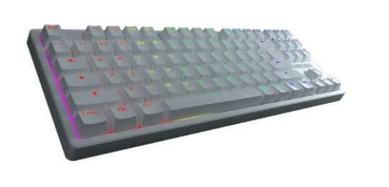 Teclado Mecnico Gamer Kross Elegance, LED Colorido, Switch Azul Outemu, Anti-Ghosting, Fun USB Strafing - KE-KG130