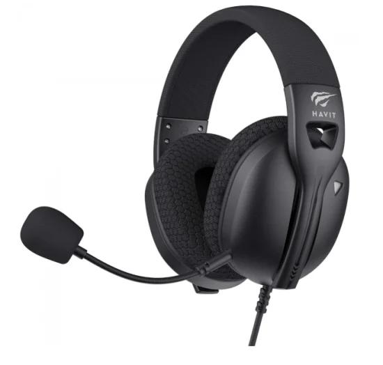Headset Gamer Havit Fuxi-H5d Black, 3.5mm, Drivers de 50mm, Preto