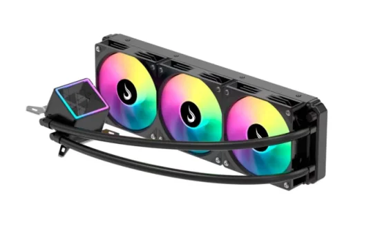 Water Cooler Gamer Rise Mode Black, ARGB Rainbow, 360mm, AMD e Intel, Preto - RM-WCB-03-RBW