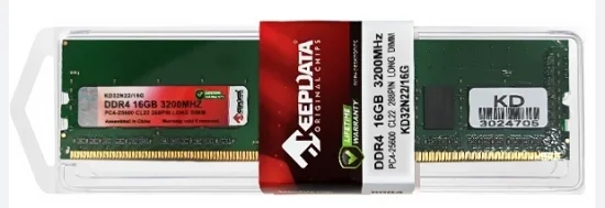 Memoria Keepdata, 16GB, 3200MHz, DDR4, Para Desktop - KD32N22/16G