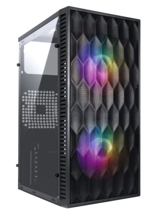 Gabinete Gamer Vinik Wave Preto Lateral Acrilico -  GGWACBK
