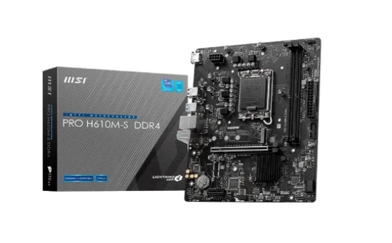 Placa Me MSI PRO H610M-S Intel Core, DDR4, mATX, Realtek ALC897 Codec - PROH610MSD4